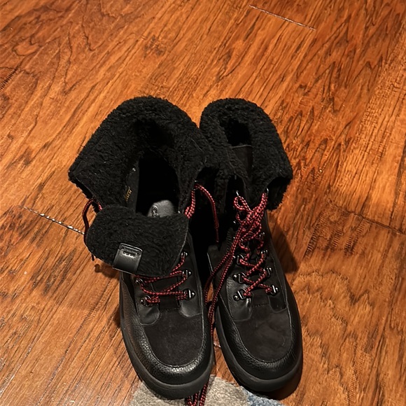 COACH Tyler Shearling Platform Boots - Picture 4 of 6